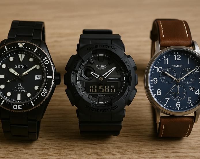 10 мужских брендовых наручных часов для повседневной носки