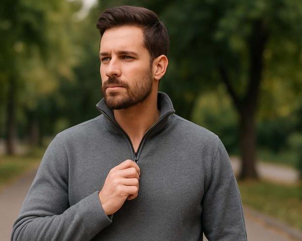 10 мужских кофт с полузамком для весны и осени